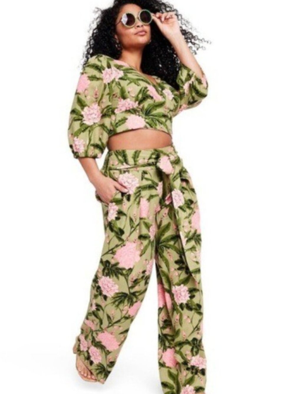 Agua Bendita x Target Peony Pants - size L
